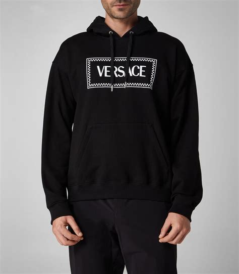 Versace: Sudadera canguro con capucha Hombre 